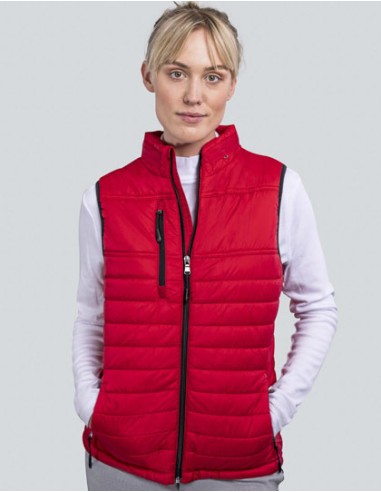 HRM-1302-Womens Hooded Performance Body Warmer